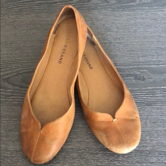 Lucky Brand Shoes - Lucky Brand Leather Ballet Flats
